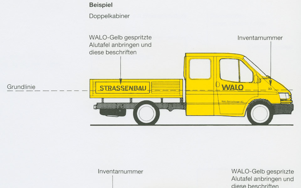 Walo Bertschinger AG – Farhzeigbeschriftung 11 walo 2