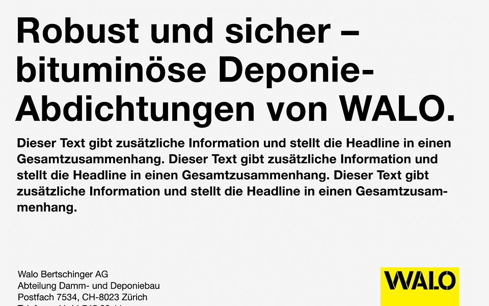 Walo Bertschinger AG – Briefschaft 19 walo 2