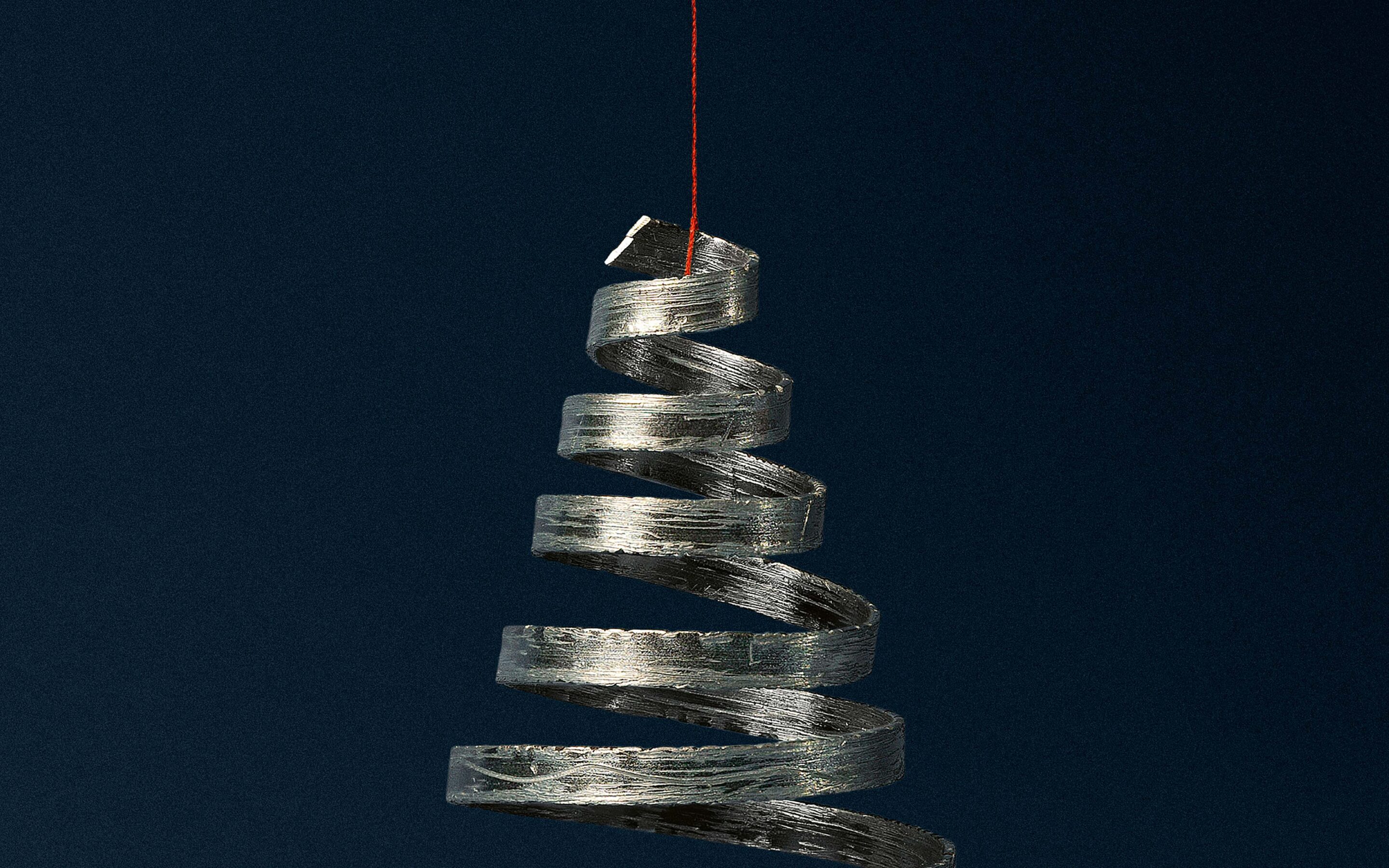 Schweizer_Tannenbaum_Detail Detailansicht Aludraht