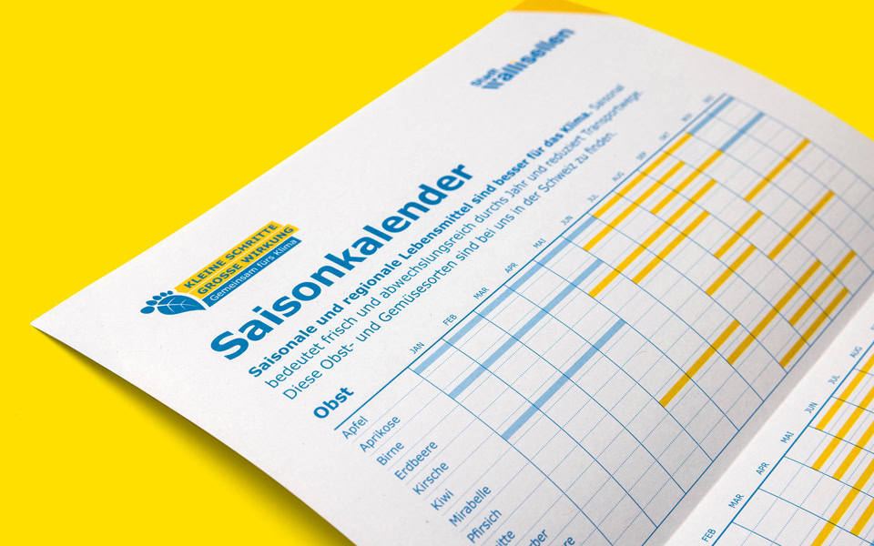 Wallisellen Klimakampagne Saisonalender