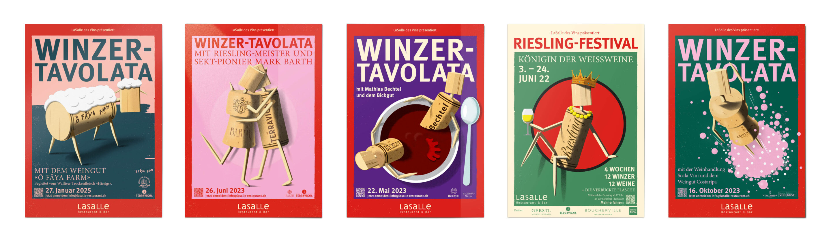 LaSalle Poster Winzert-Tavolata LaSalle Übersicht Poster Winzert-Tavolata