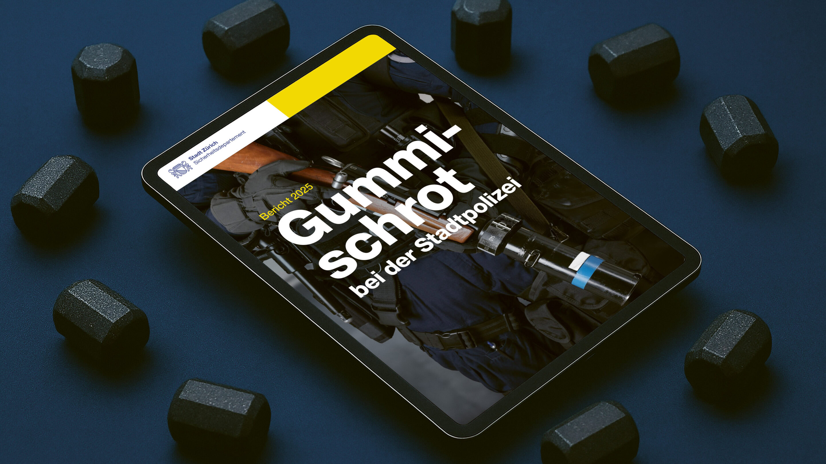 Gummischrot bei der Stadtpolizei Sicherheitsdepartement Stadt Zürich – Gummischrot Bericht 2025